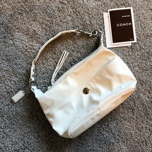 Coach White Purse